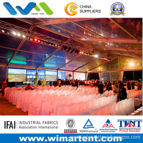 Clear PVC and Glass Wall Party Tent